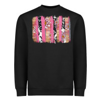V.d Cow And Lotus Brushstrock Heavyweight Sweatshirt | Teevron