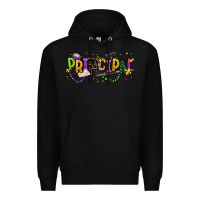 Black mardi gras principal Premium Hoodie - texasbilliewilder