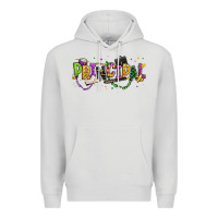 Dove Grey mardi gras principal Premium Hoodie - texasbilliewilder