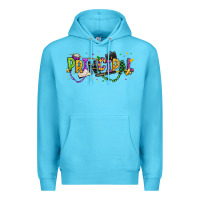 Ocean Blue mardi gras principal Premium Hoodie - texasbilliewilder