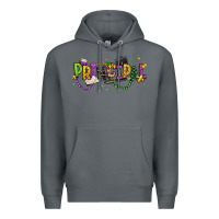 Rock mardi gras principal Premium Hoodie - texasbilliewilder