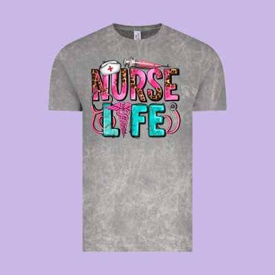 Nurse Life Vintage Tee Designed By Adodesignshop