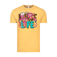Vintage Mustard nurse life Vintage Tee - AdoDesignShop