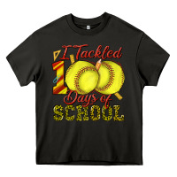 Asphalt i tackled 100days of school softball Heavy Core Tee - texasbilliewilder