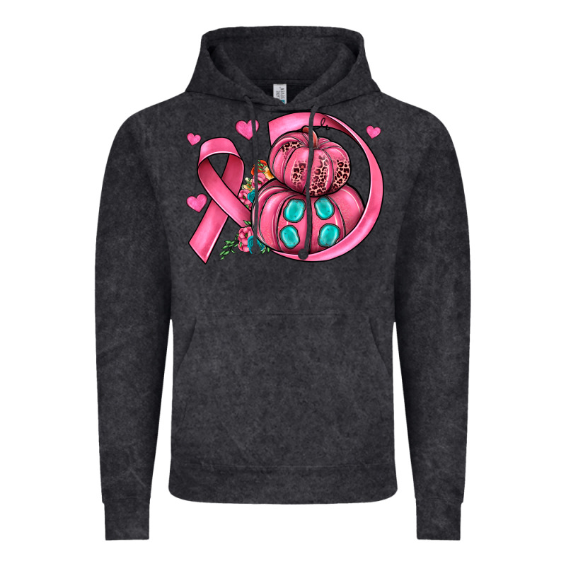 Cancer Ribbon Pumpkins Vintage Hoodie by JahusDesignShop | Teevron