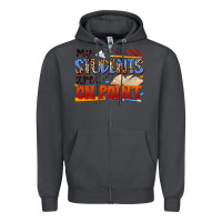 Smoke my students are on point Zipper Hoodie - NancyCooperArtShop