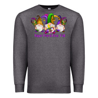 Charcoal Heather happy mardi gras y'all gnomes Premium Sweatshirt - RanaPortraitStore