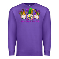 Purple happy mardi gras y'all gnomes Premium Sweatshirt - RanaPortraitStore