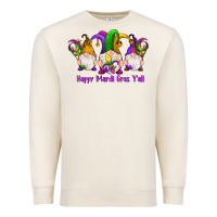 Happy Mardi Gras Y'all Gnomes Premium Sweatshirt | Teevron