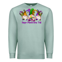 Seafoam happy mardi gras y'all gnomes Premium Sweatshirt - RanaPortraitStore