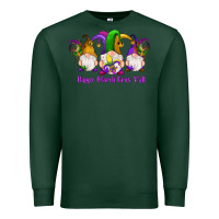 Sports Green happy mardi gras y'all gnomes Premium Sweatshirt - RanaPortraitStore