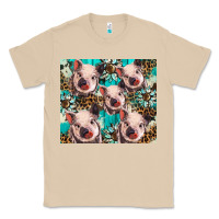 Mushroom western cowhide sunflower baby pig Classic Tee - BarkalooDesign