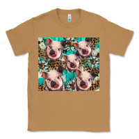 Toasted Coconut western cowhide sunflower baby pig Classic Tee - BarkalooDesign