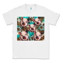 White western cowhide sunflower baby pig Classic Tee - BarkalooDesign