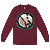 Burgundy glitter baseball Long Sleeve Tee - Jasminsmagicworld