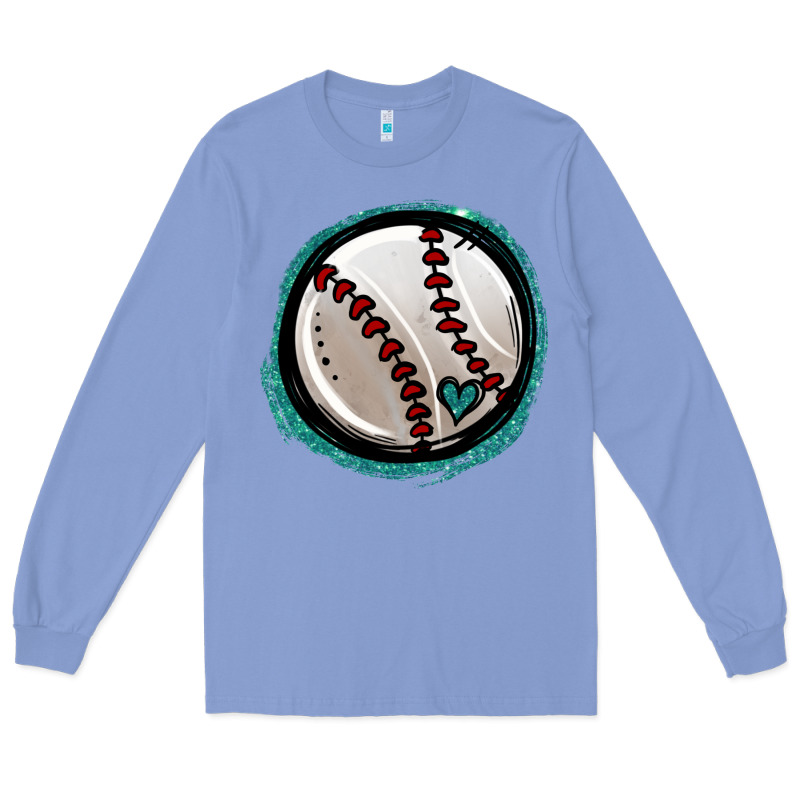 Glitter Baseball Long Sleeve Tee by Jasminsmagicworld | Teevron