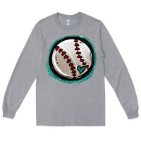 Heather Grey glitter baseball Long Sleeve Tee - Jasminsmagicworld