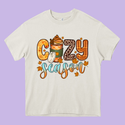 Cozy Season Heavy Core Tee Designed By Zillion Design Studio