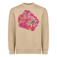 Mushroom v.d  lavender and lotus patches Heavyweight Sweatshirt - AdoDesignShop