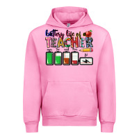 Fuchsia Pink battery life of teacher Urban Hoodie - CowGirlArtShop