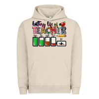 Pigment French Oak battery life of teacher Urban Hoodie - CowGirlArtShop