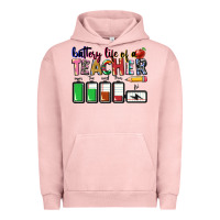 Pigment Salmon battery life of teacher Urban Hoodie - CowGirlArtShop