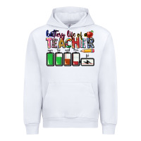 White battery life of teacher Urban Hoodie - CowGirlArtShop