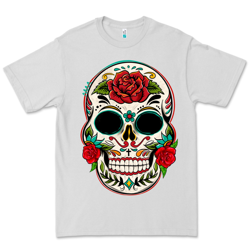 Mexican Day Of The Dead Premium Tee by texasbilliewilder | Teevron