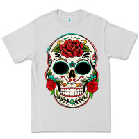 Dove Grey mexican day of the dead Premium Tee - texasbilliewilder