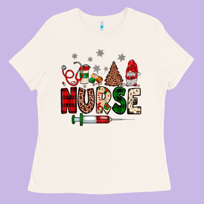 Nurse Christmas Ladies Tee Designed By Jahusdesignshop