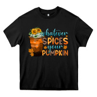 Black whatever spices your pumpkin Heavy Core Tee - Zillion Design Studio