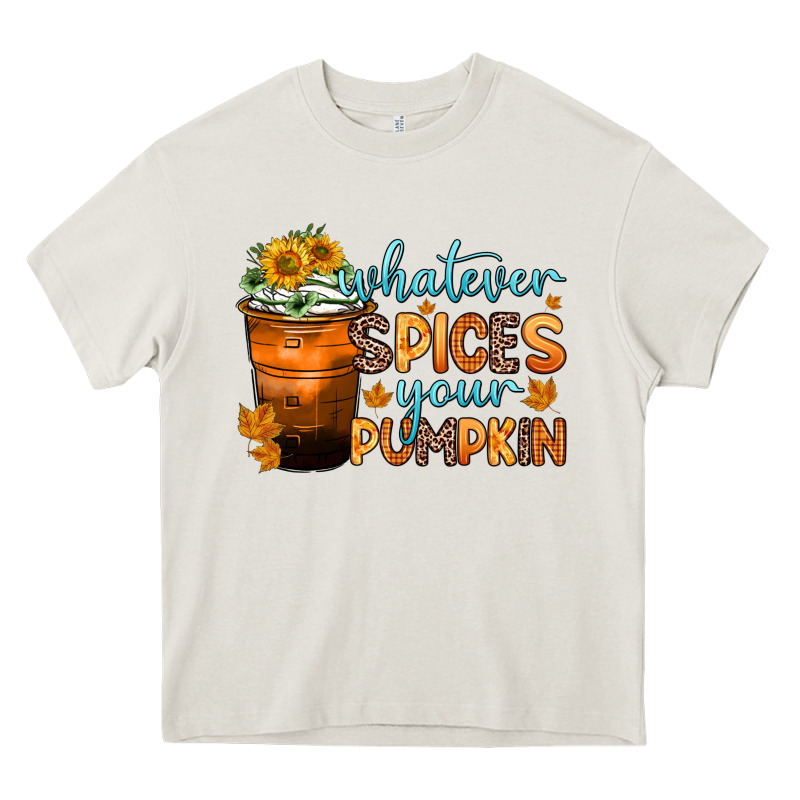 Whatever Spices Your Pumpkin Heavy Core Tee by Zillion Design Studio | Teevron