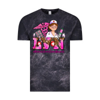 Cloud Black lvn licensed vocational nurse Vintage Tee - AdoDesignShop