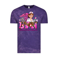 Cloud Purple lvn licensed vocational nurse Vintage Tee - AdoDesignShop