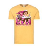 Vintage Mustard lvn licensed vocational nurse Vintage Tee - AdoDesignShop