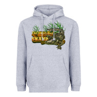 Heather Grey the louisiana swamp Heavyweight Hoodie - BarkalooDesign