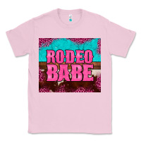 Bubblegum Pink rodeo babe cowhide leopard turquoise Classic Tee - BarkalooDesign