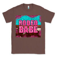 Chestnut rodeo babe cowhide leopard turquoise Classic Tee - BarkalooDesign