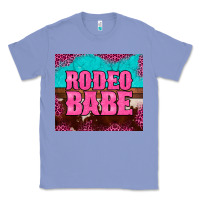 Colony Blue rodeo babe cowhide leopard turquoise Classic Tee - BarkalooDesign