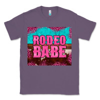 Lavender rodeo babe cowhide leopard turquoise Classic Tee - BarkalooDesign