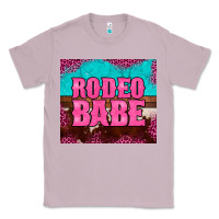 Lilac rodeo babe cowhide leopard turquoise Classic Tee - BarkalooDesign