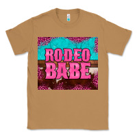 Toasted Coconut rodeo babe cowhide leopard turquoise Classic Tee - BarkalooDesign