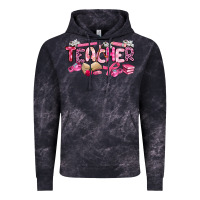 Cloud Black breast cancer teacher Vintage Hoodie - Artiststas