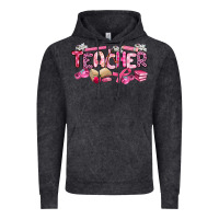 Vintage Black breast cancer teacher Vintage Hoodie - Artiststas