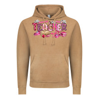 Breast Cancer Teacher Vintage Hoodie | Teevron