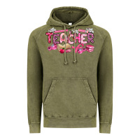 Vintage Olive breast cancer teacher Vintage Hoodie - Artiststas