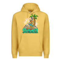 Antique Gold Hello summer skeleton Premium Hoodie - NancyCooperArtShop