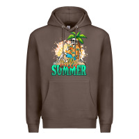 Coffee Hello summer skeleton Premium Hoodie - NancyCooperArtShop