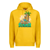 Lemon Hello summer skeleton Premium Hoodie - NancyCooperArtShop