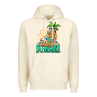Sandshell Hello summer skeleton Premium Hoodie - NancyCooperArtShop
